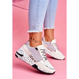 Women's Sport Shoes Thick Sole White Nokien multicolored 1