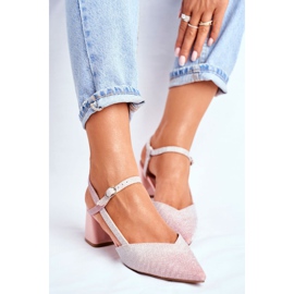 SEA Women's Pumps On A Heel Pink Gold Alice multicolored 1