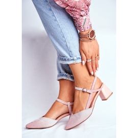 SEA Women's Pumps On A Heel Pink Gold Alice multicolored 2