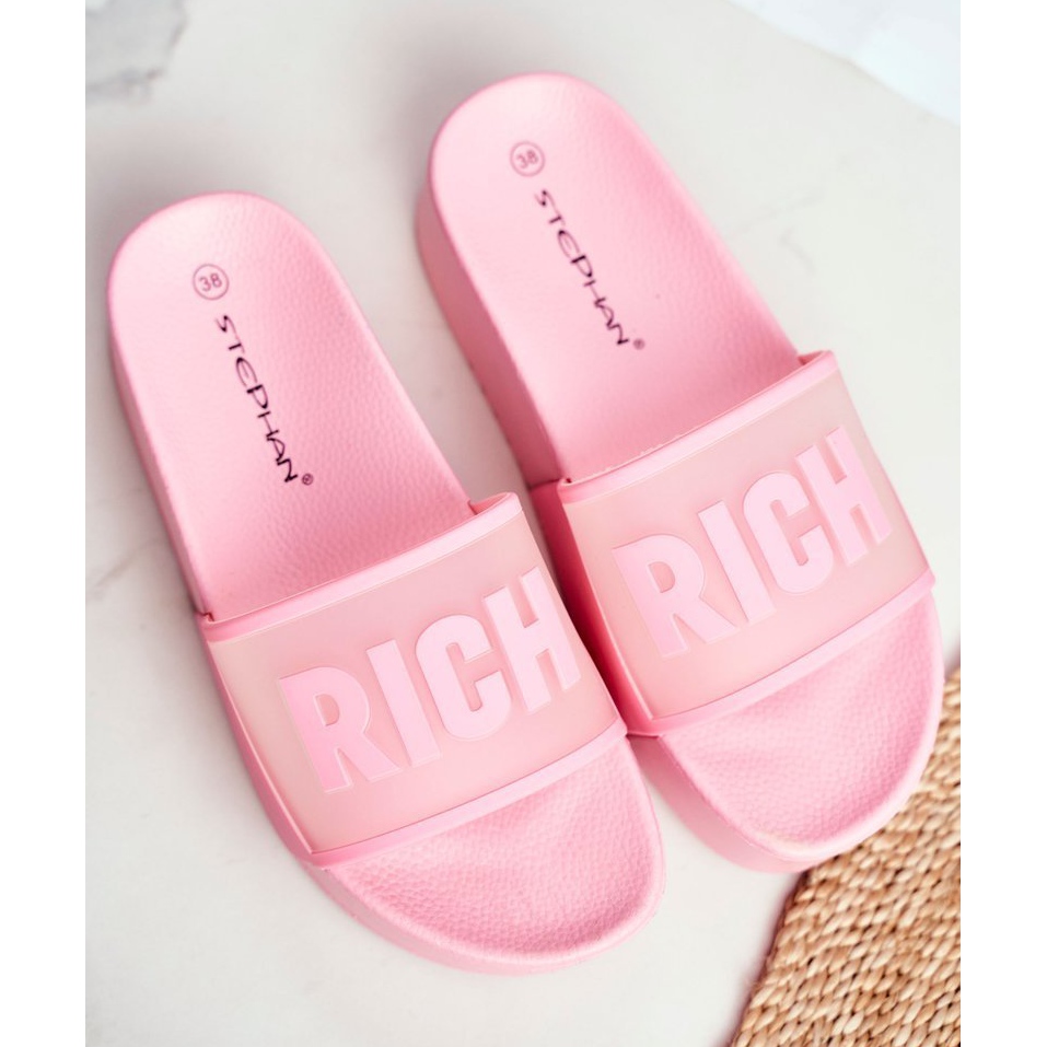 pink platform flip flops