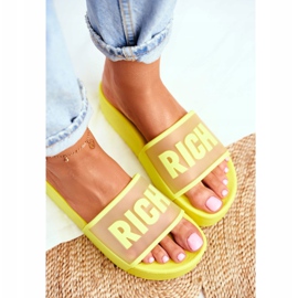 PS1 Women's Slippers On The Platform Yellow Rich 2
