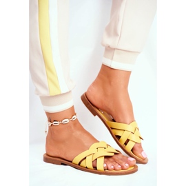 FRJ Elegant Women's Slippers Yellow Mariah 2