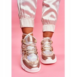 Moow Sport Women's Shoes Sneakers Totally Crazy beige silver multicolored 2 Moow Sport Women's Shoes Sneakers Totally Crazy beige silver multicolored 2