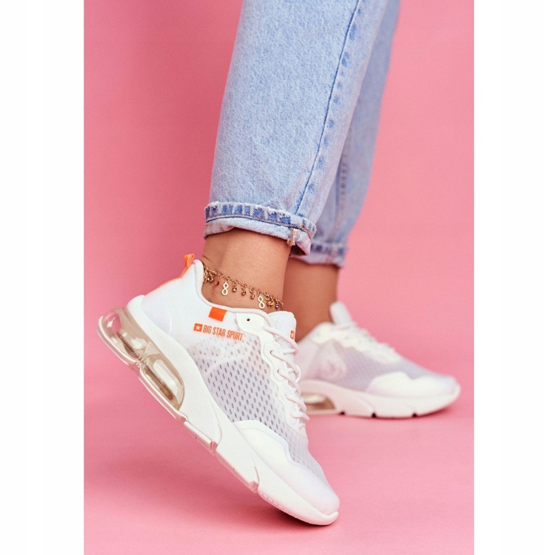 Women's Sport Shoes Sneakers Big Star White FF274945 1