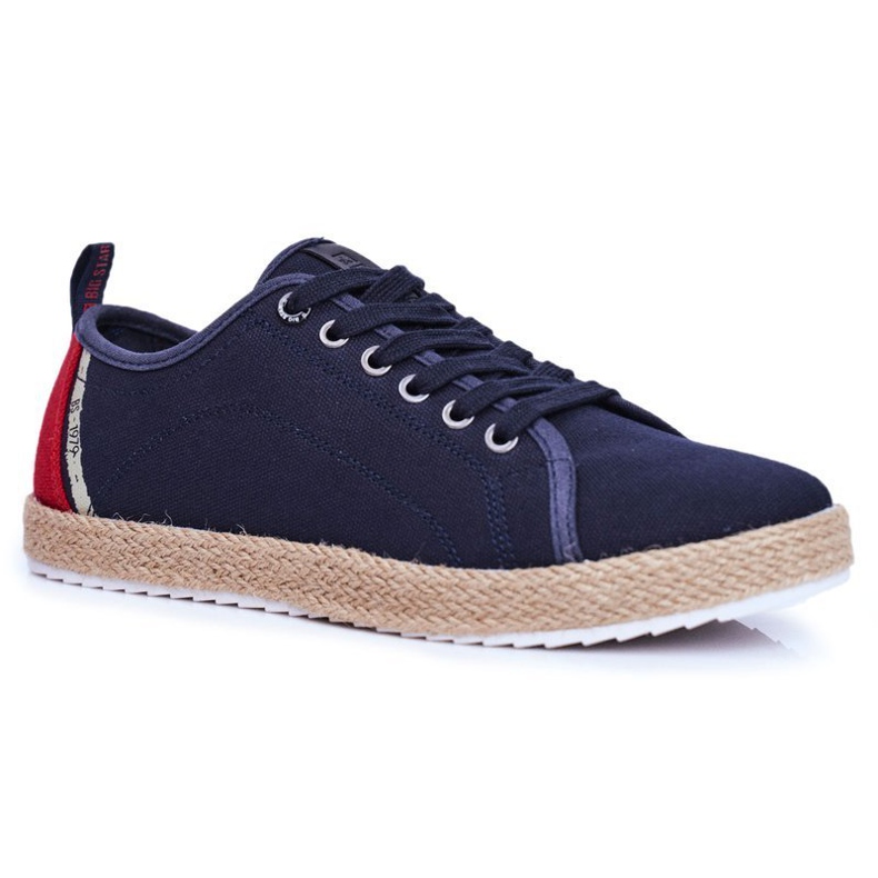 Men's Sneakers Big Star Espadrilles Navy Blue FF174154 1 Men's Sneakers Big Star Espadrilles Navy Blue FF174154 1