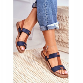 EVE Elegant Women's Sandals 8SD35-0307 Navy Blue Renna 2 EVE Elegant Women's Sandals 8SD35-0307 Navy Blue Renna 2