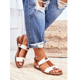 EVE Elegant Women's Sandals 8SD35-0307 White Renna 1