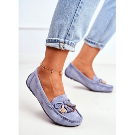 EVE Women's Loafers Suede 20PB35-2003 Blue Donna Mia 1 EVE Women's Loafers Suede 20PB35-2003 Blue Donna Mia 1