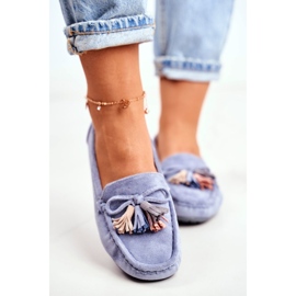 EVE Women's Loafers Suede 20PB35-2003 Blue Donna Mia 2 EVE Women's Loafers Suede 20PB35-2003 Blue Donna Mia 2