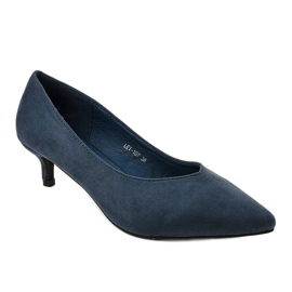 Blue pumps on a LEI-167 heel 1