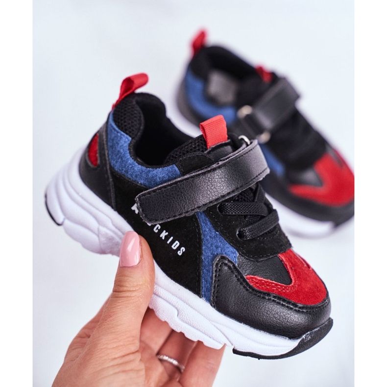 ABCKIDS Black and navy blue children's sports shoes Abcids B932104063 2