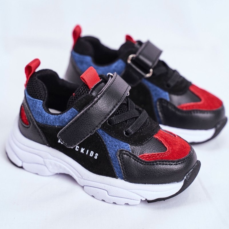 ABCKIDS Black and navy blue children's sports shoes Abcids B932104063 1