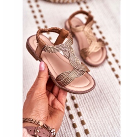 FRROCK Champagne Lamado Children's Sandals pink yellow 1