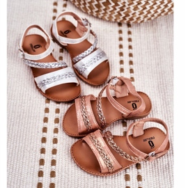 FRROCK Champagne Kremo Children's Sandals pink yellow 1