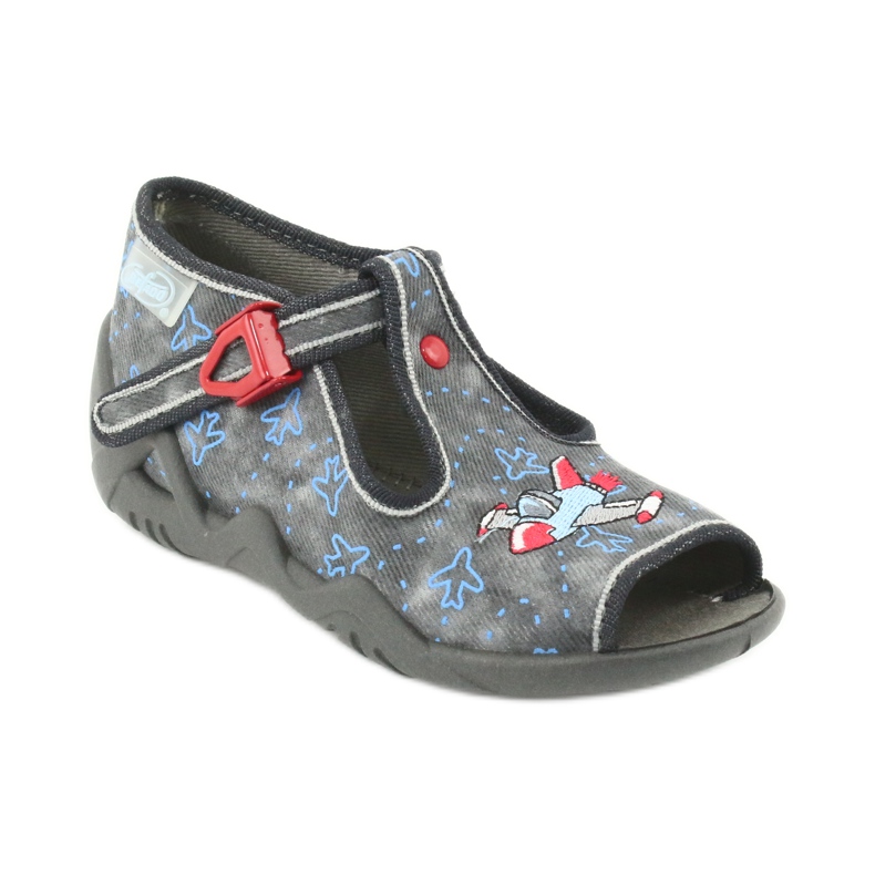 Befado children's shoes 217P099 grey multicolored 2 Befado children's shoes 217P099 grey multicolored 2