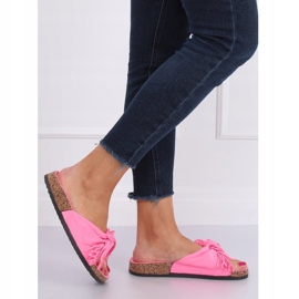 Women's pink boho slippers CK136P Fushie 2 Women's pink boho slippers CK136P Fushie 2