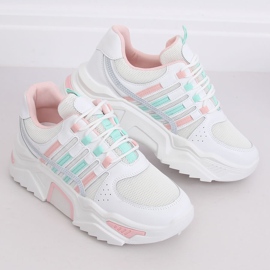 White LV113P Pink sports shoes 1