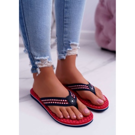 Women's Slippers Flip-flops Big Star Red DD274A252 1