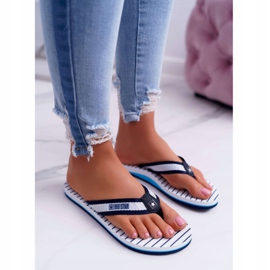 Women's Slippers Flip-flops Big Star Navy Blue DD274A250 1