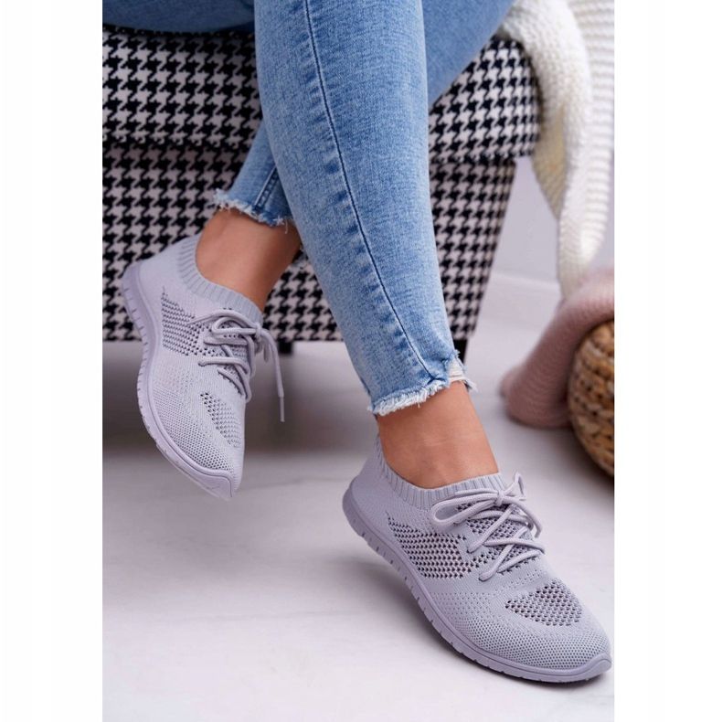 EVE Women's Sport Shoes Flexible Gray Jenny grey 2