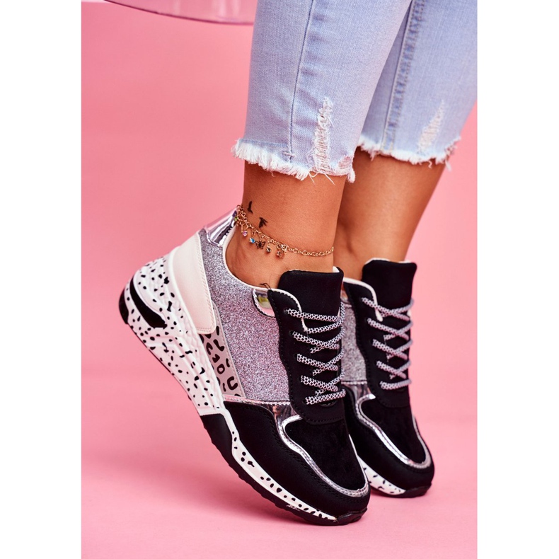Women's Sport Shoes Thick Sole Black Nokien 1 Women's Sport Shoes Thick Sole Black Nokien 1