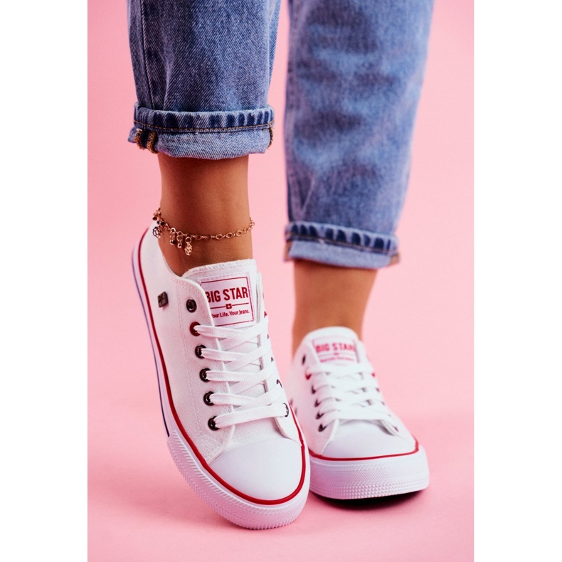 Big Star Women's White Sneakers T274022 2 Big Star Women's White Sneakers T274022 2