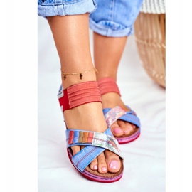 Women's Sandals Maciejka Multicolor 03375 Leather multicolored 2