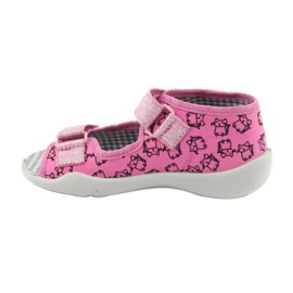 Befado children's shoes 242P103 black pink 1