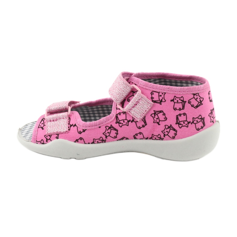 Befado children's shoes 242P103 black pink 2