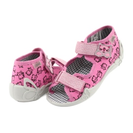 Befado children's shoes 242P103 black pink 4