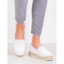 Small Swan Textile Espadrilles white 2
