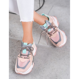 Small Swan Sports Sneakers pink 1 Small Swan Sports Sneakers pink 1