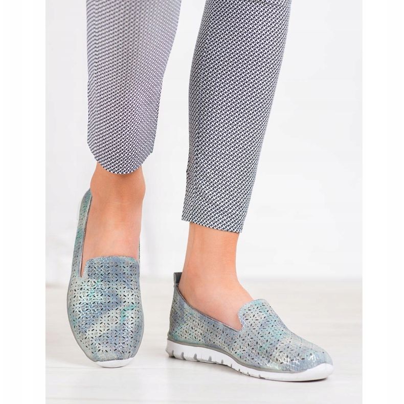 Filippo Leather Lords On The Platform blue 1