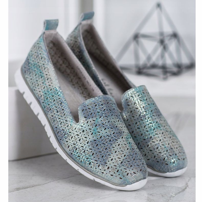 Filippo Leather Lords On The Platform blue 2