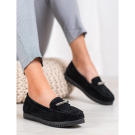 Filippo Leather Loafers On The Platform black 1