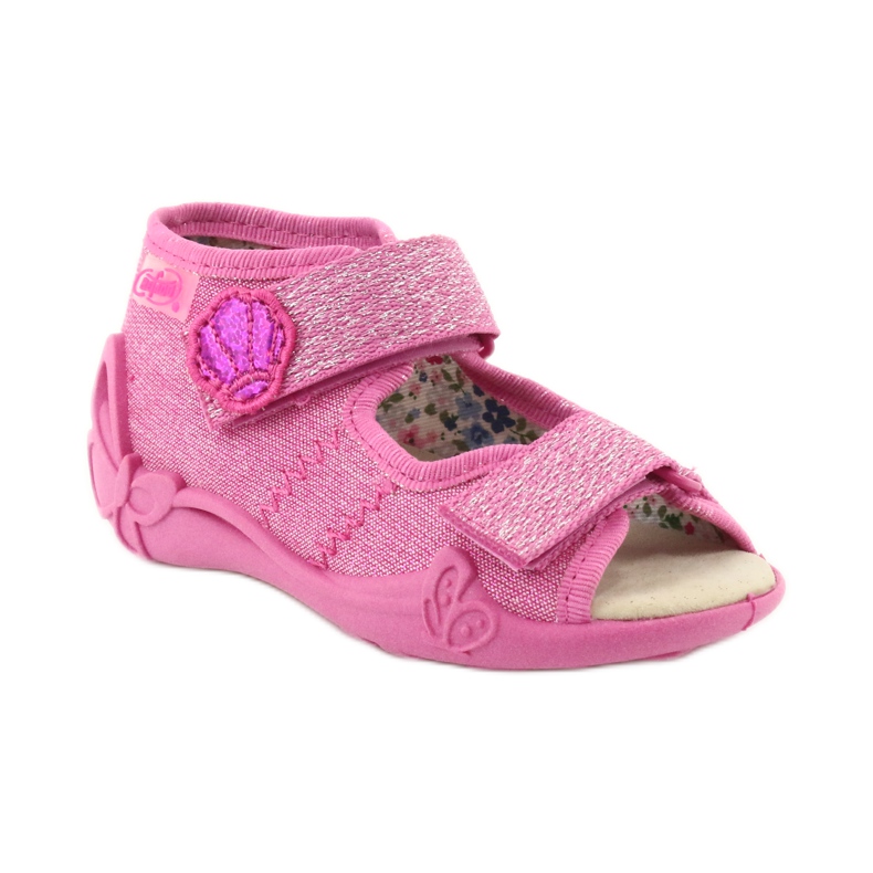 Befado yellow children's shoes 342P011 pink grey 1