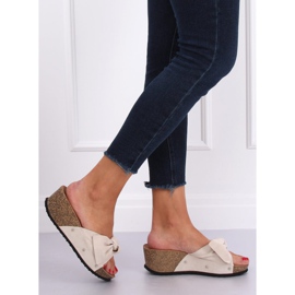 Beige slippers 7862-KL Beige 1