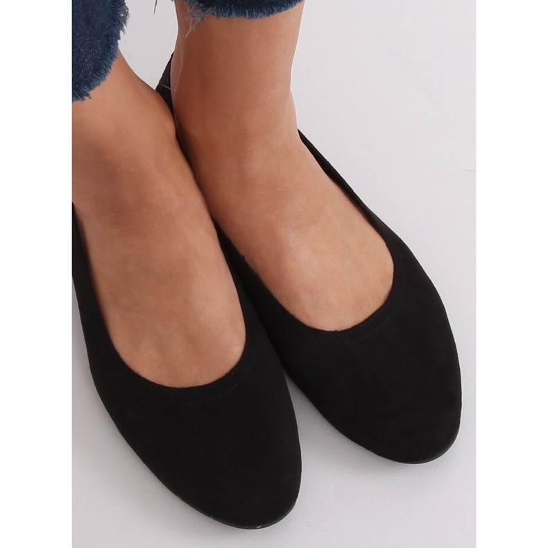 Soft black women's ballerinas NK17P Black 1 Soft black women's ballerinas NK17P Black 1