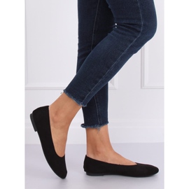 Soft black women's ballerinas NK17P Black 2 Soft black women's ballerinas NK17P Black 2