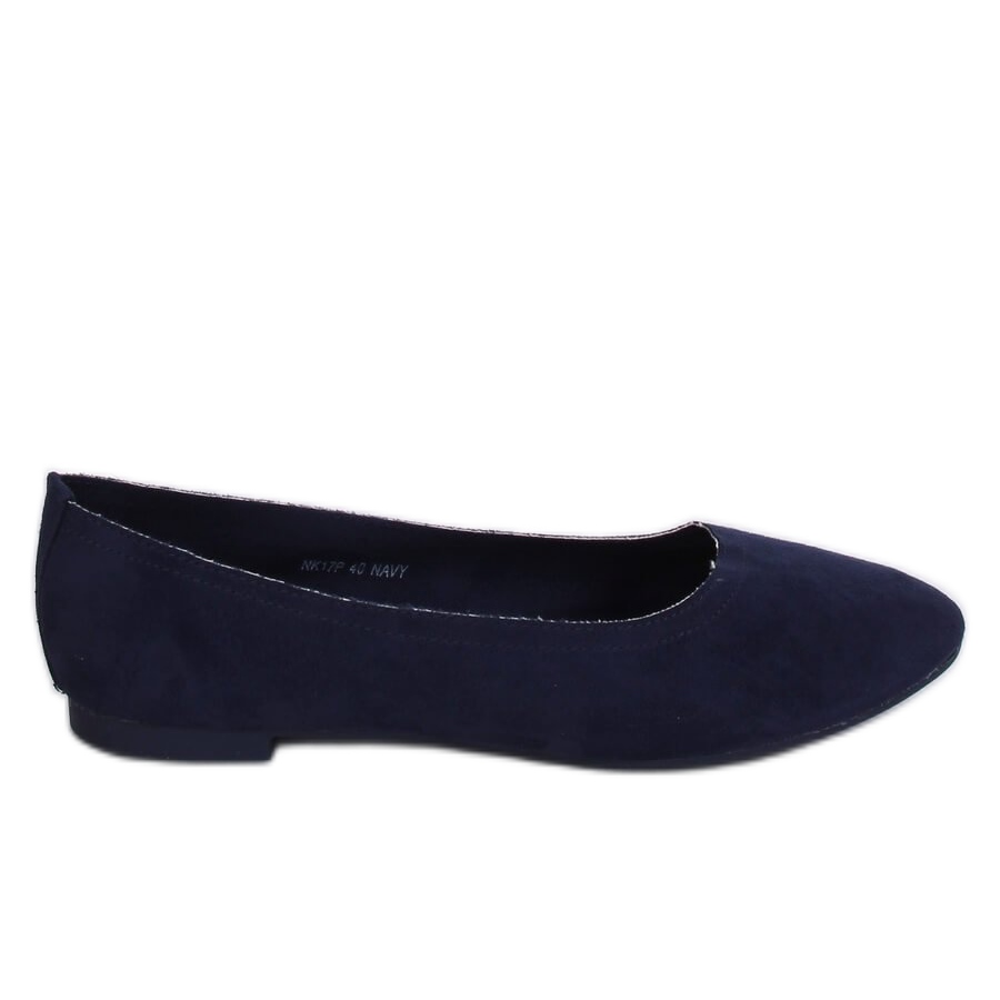navy ballet shoes