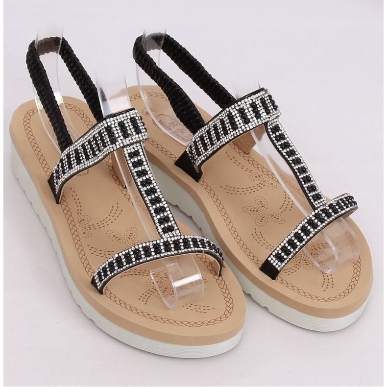 Black women's sandals HD-128 Black 1 Black women's sandals HD-128 Black 1