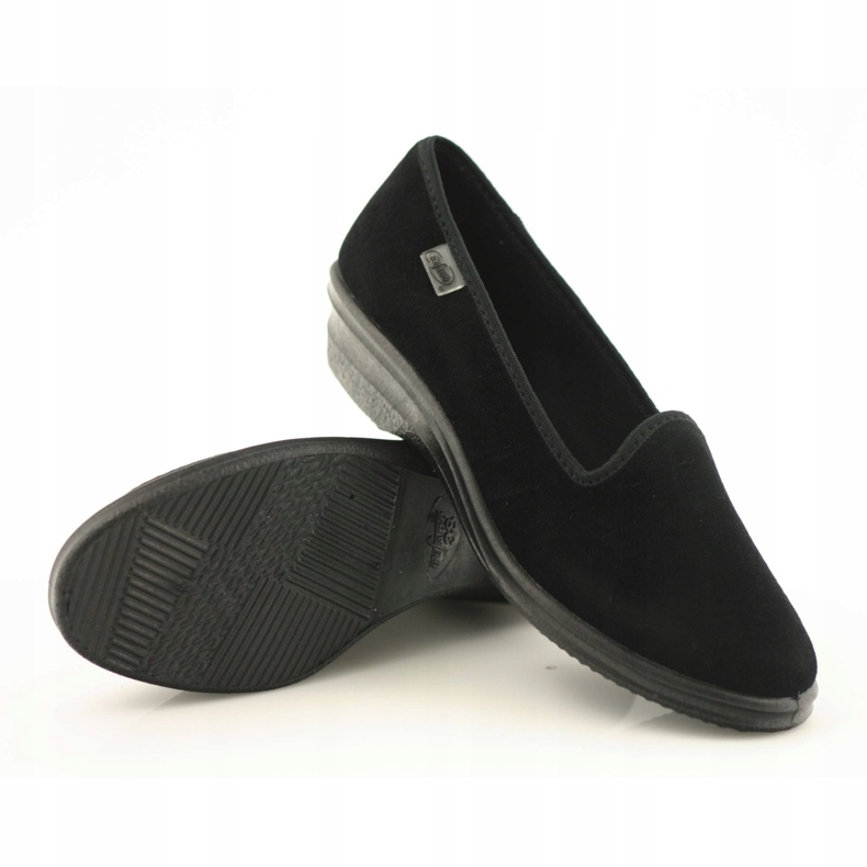 Black Befado 262D008 wedge sneakers 5