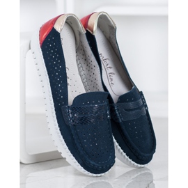 Filippo Comfortable Leather Loafers blue 2 Filippo Comfortable Leather Loafers blue 2