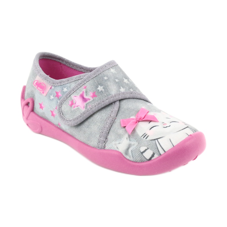 Befado children's shoes 122X002 pink grey 1 Befado children's shoes 122X002 pink grey 1