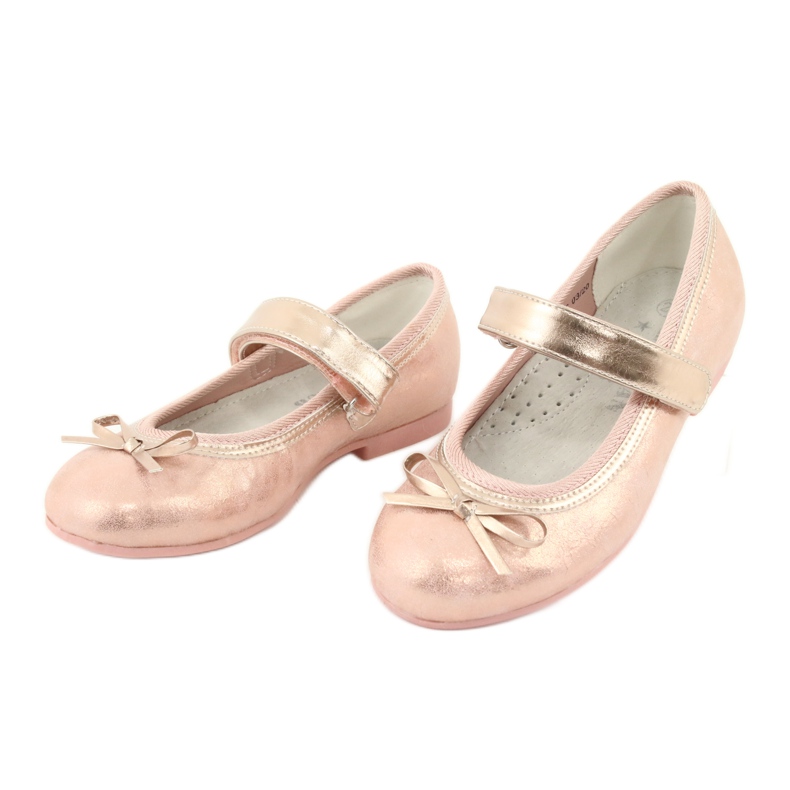 Golden Rose Ballerinas with the American Club GC02 bow pink 3 Golden Rose Ballerinas with the American Club GC02 bow pink 3