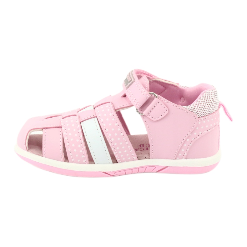 American Club DR16 / 20 girls' sandals white pink 2 American Club DR16 / 20 girls' sandals white pink 2