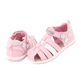 American Club DR16 / 20 girls' sandals white pink 4 American Club DR16 / 20 girls' sandals white pink 4