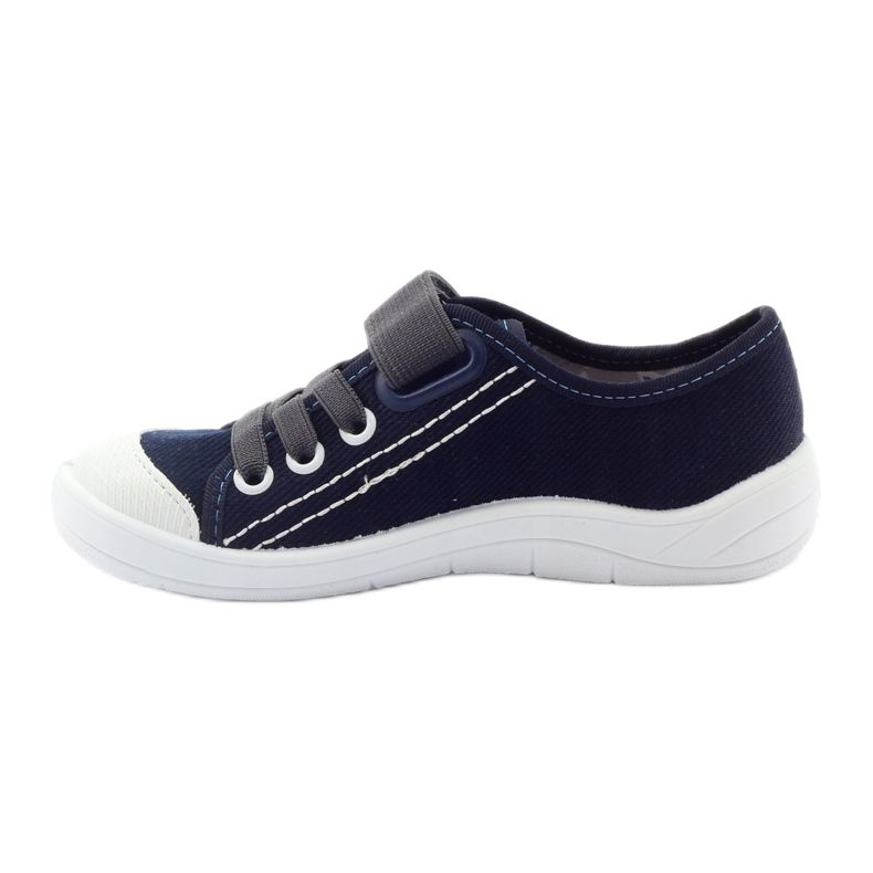 Befado 251Q047 Velcro sneakers, navy blue 1