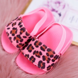 FRROCK Children's Girls' Slippers Brocade Leopard Pink Rimia 1
