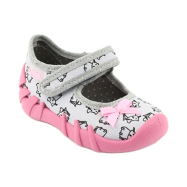 Befado children's shoes 109P198 black pink grey 1